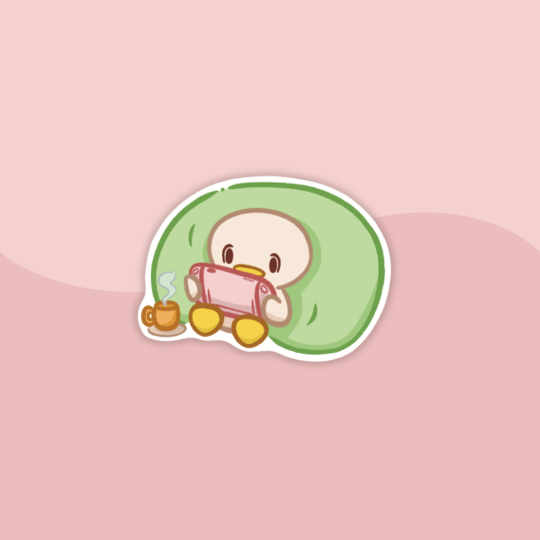 Cozy Gamer Sticker