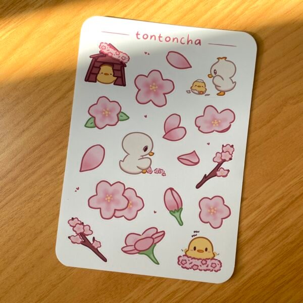 IMG_7965 Cherry Blossom Sticker Sheet