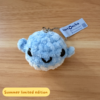 5 Whale Crochet Keychain