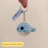 6 Whale Crochet Keychain