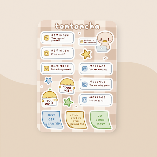 Kind Reminders Sticker Sheet