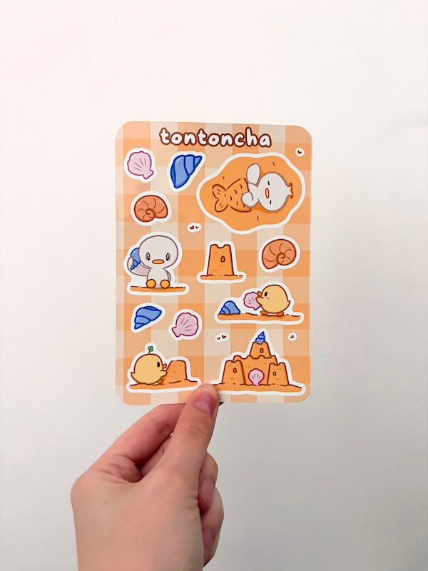 Sand Castles Sticker Sheet