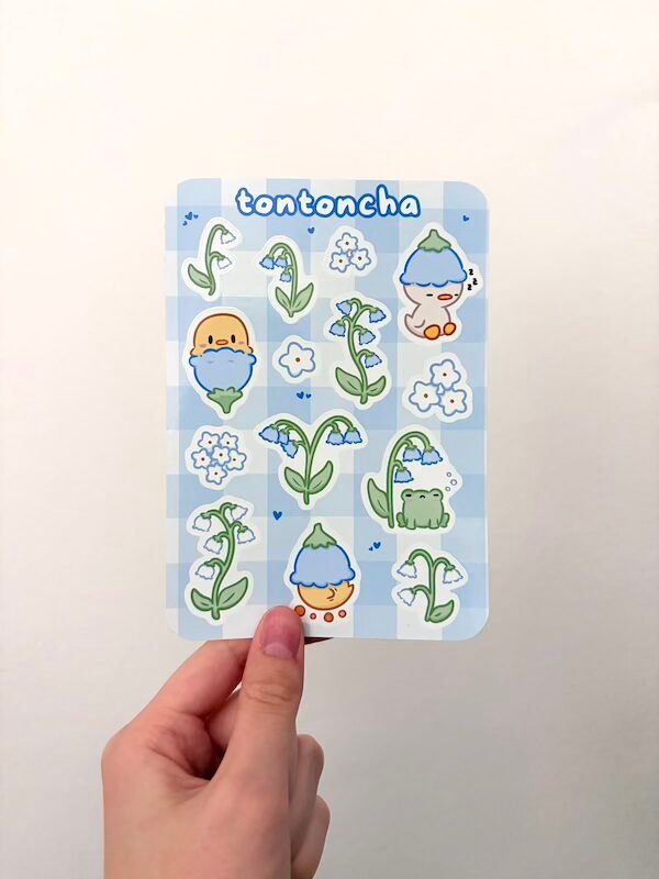 IMG_0459 Lily of the Valley Sticker Sheet