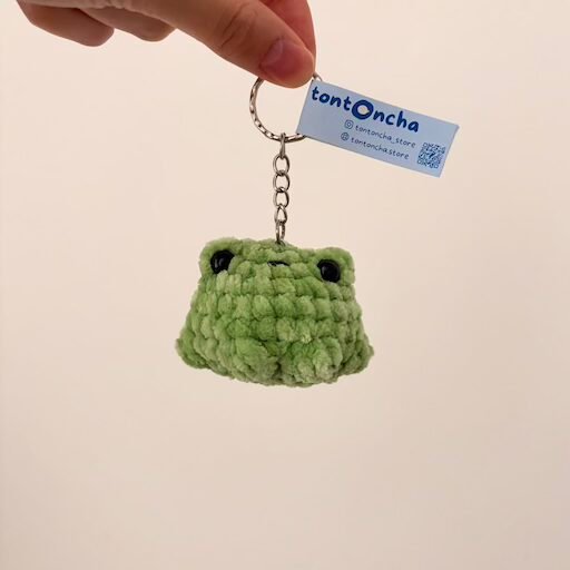 IMG_0490 Froggy Crochet Keychain