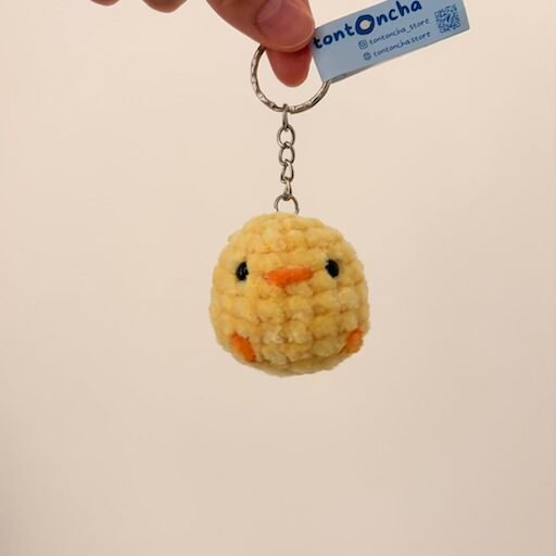 IMG_0496 Little chick Crochet Keychain
