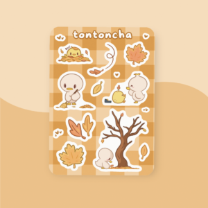 Picking Leaves Sticker Sheet