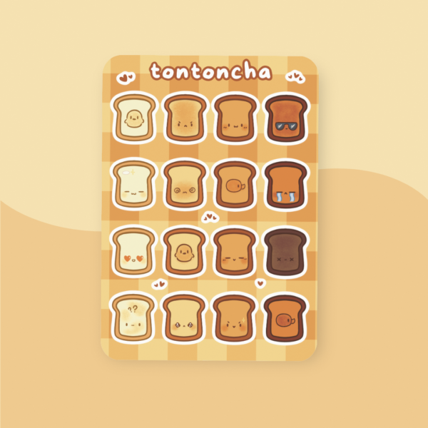 Toastie Sticker Sheet