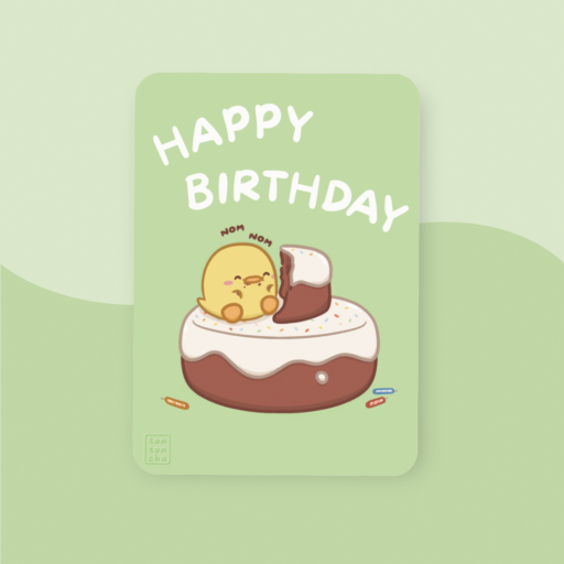 Congratulation Greeting Card - Let's have a toast