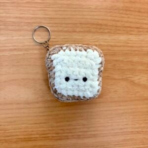 Toastie Crochet Keychain