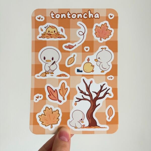 Picking Leaves Sticker Sheet - photo Picking Leaves Sticker Sheet