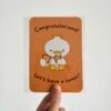 Let's have a toast - greeting card - photo Congratulation Greeting Card - Let's have a toast